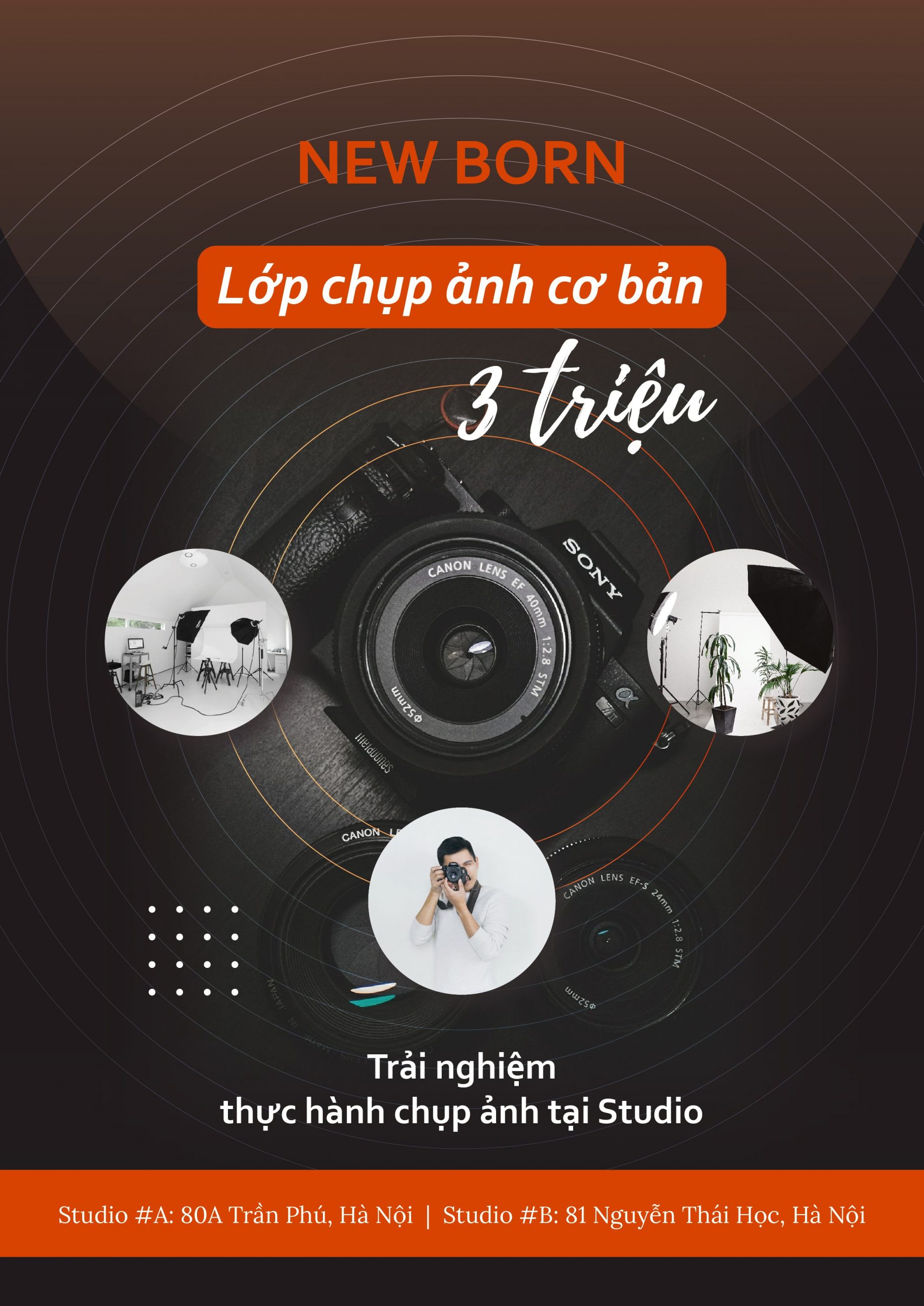 NEWBORN| Lớp học chụp ảnh cơ bản